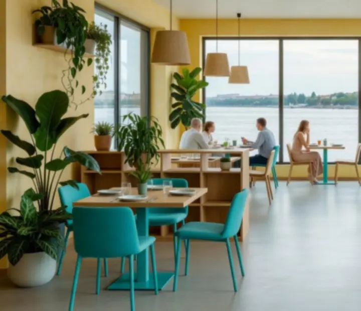 Duna inspirálta, világos és modern eseményhelyszín